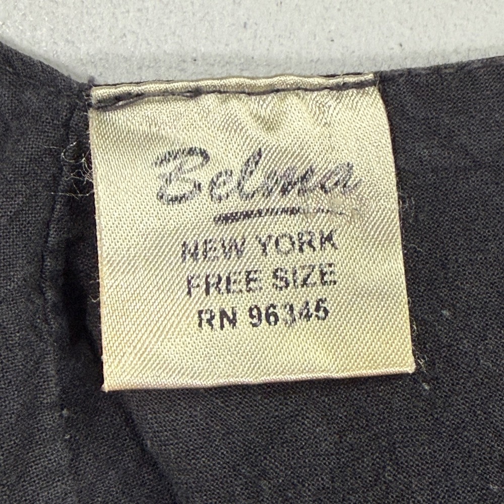 Belma Womens Dress Free Size Black Tie Dye Boho Hippie Beach Vacation - Picture 9 of 13
